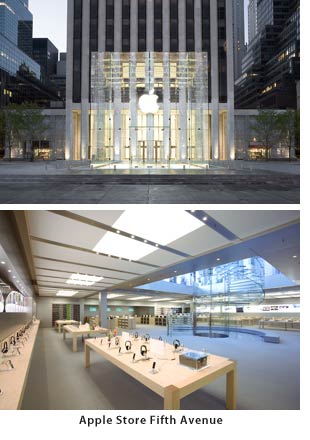 the Cube - Apple Store in fifth avenue and 59th street, by the