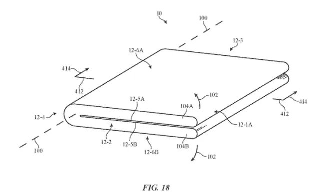 photo of Apple granted patent for foldable iPhone with ‘self-healing’ screen image