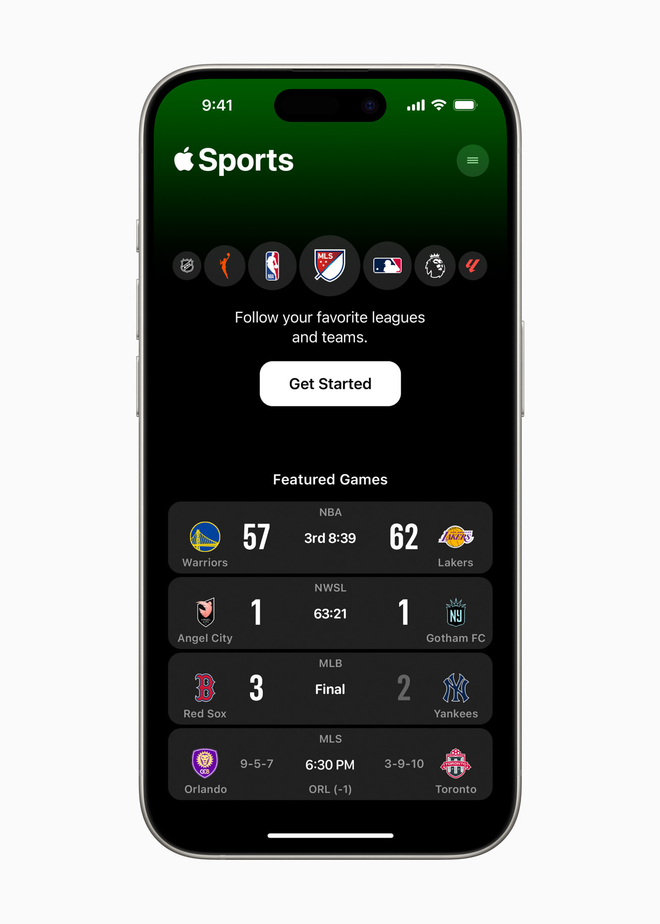 photo of Apple Sports app gets Key Plays, pregame lineups, standings enhancements, and more image