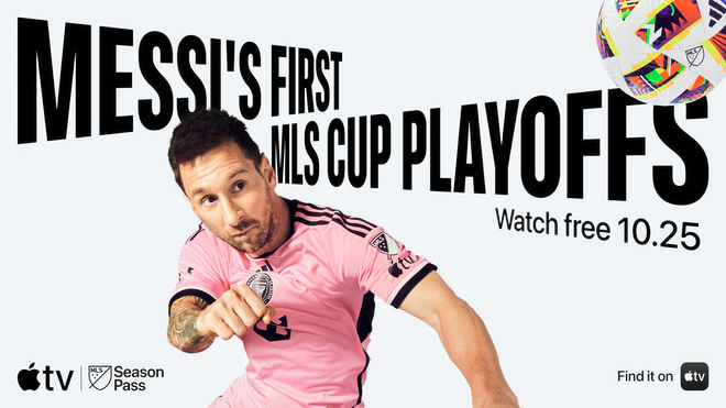 photo of Lionel Messi’s historic MLS Cup Playoffs debut to stream free on MLS Season Pass on Apple TV image